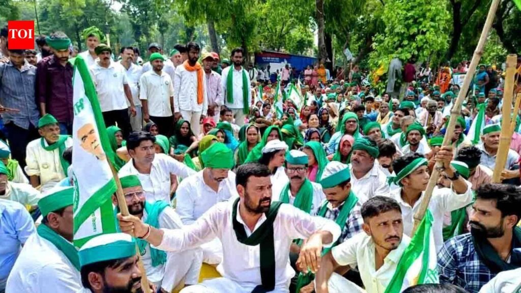 Farmers voice concerns over power, fertilisers at BKU mahapanchayat | Prayagraj News