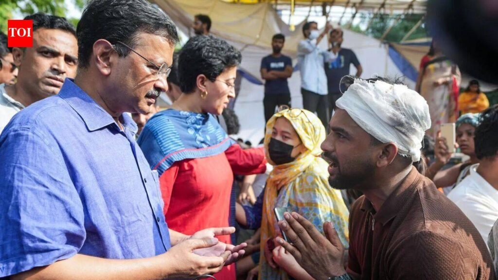 ‘Youth will find ways to join protest’: Arvind Kejriwal slams move to close 16 Delhi Metro stations as CJP stir intensifies | Delhi News