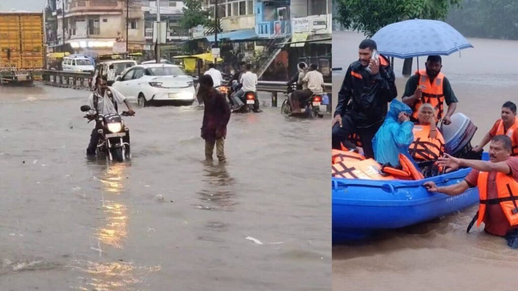 Heavy rain disrupts trains, triggers floods and rescues in Gujarat, Maharashtra | Ahmedabad News