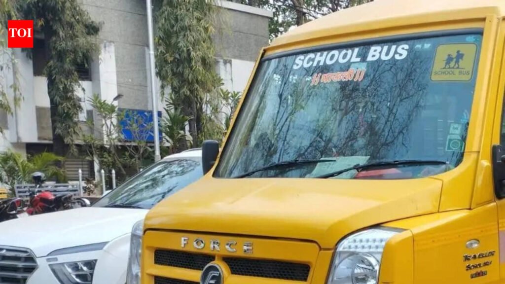 70 school vans penalised for safety violations in PCMC | Pune News