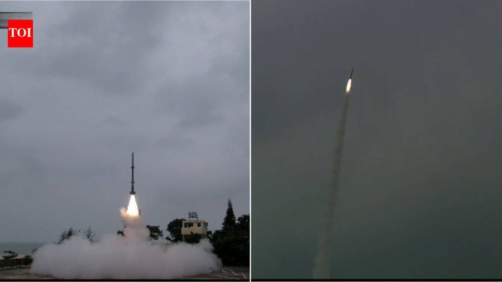 DRDO conducts maiden flight test of long-range Kusha air defence missile – watch