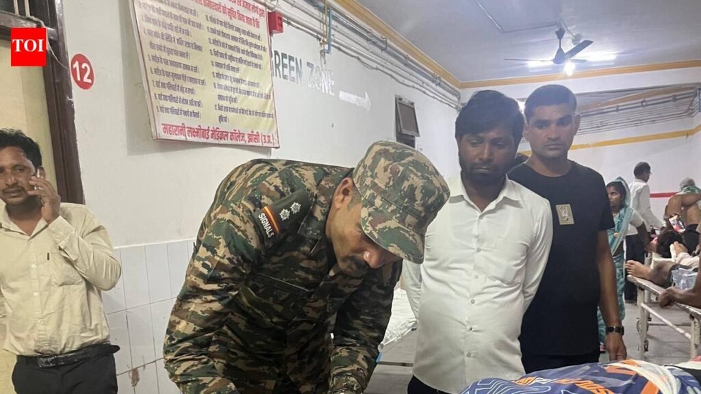 Army rushes for woman biker’s aid after accident in Jhansi | Kanpur News