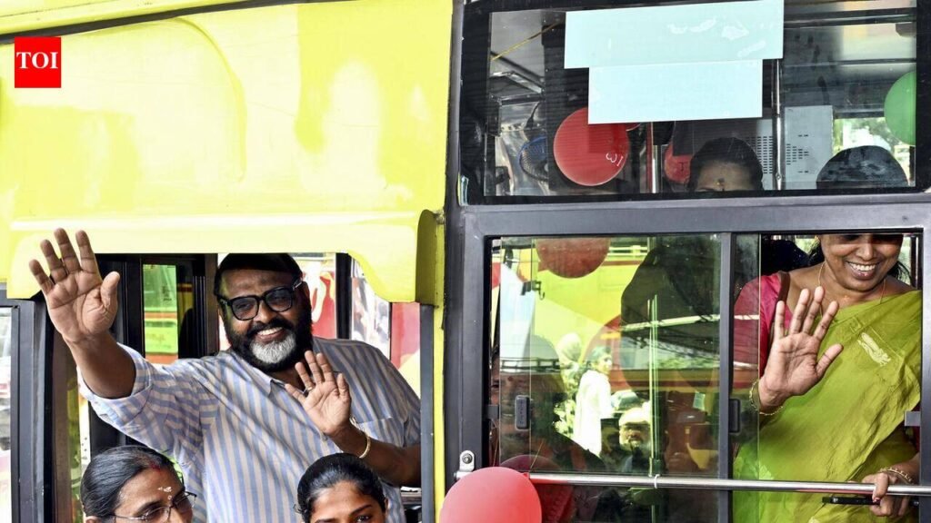 KSRTC launches ‘pink bus’ service in Thiruvananthapuram | Thiruvananthapuram News