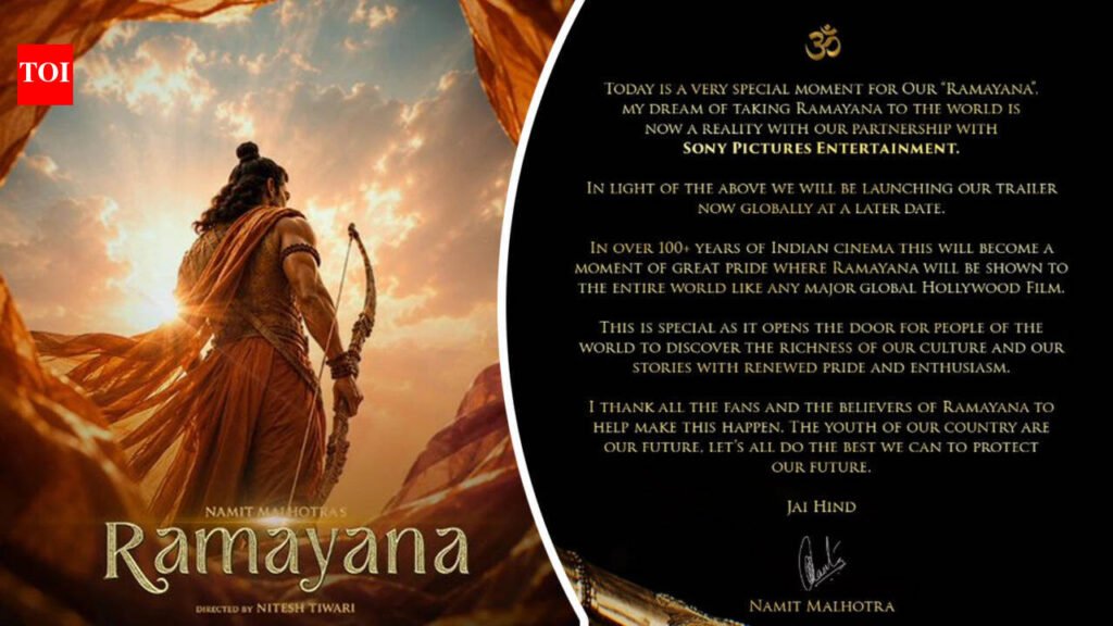 ‘Ramayana’ trailer POSTPONED due to students’ protest? Namit Malhotra announces ‘We will be launching our trailer globally at a later date’ ahead of Comic-Con debut |