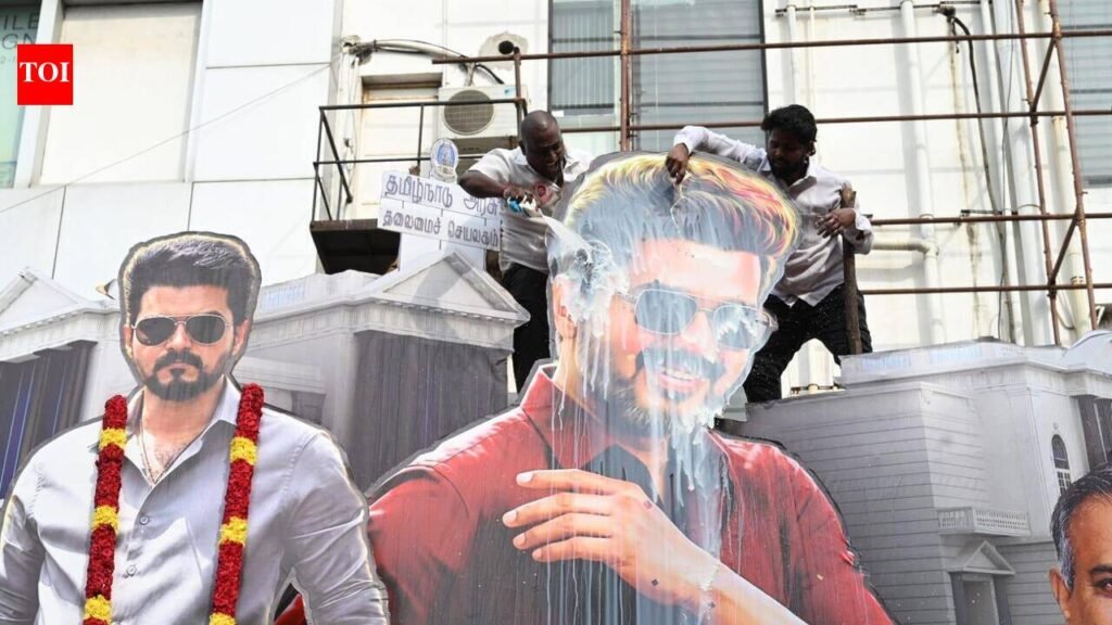 TVK ministers queue up for Jana Nayagan FDFS | Chennai News