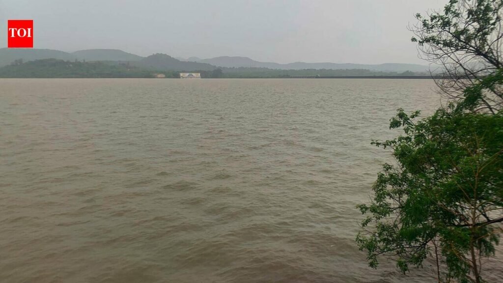 Khadakwasla hits capacity, starts water release into Mutha river, collective stock in 4 dams rises to 21.7 TMC | Pune News
