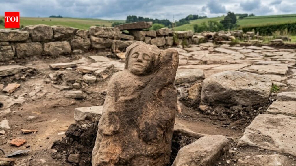 1,600-year-old Roman ‘guardian spirit’ discovered beneath ancient fort in northern England reveals how soldiers sought divine protection | World News