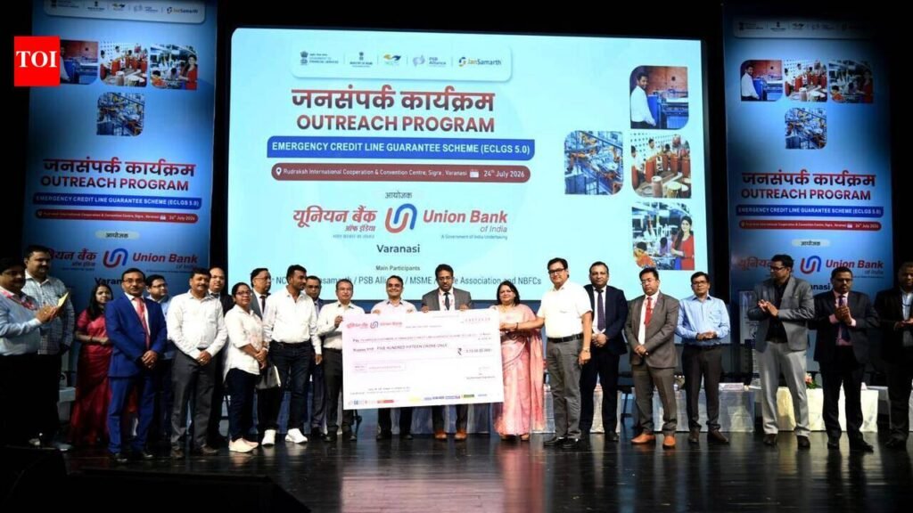 Union Bank gives ₹515cr boost to MSMEs | Varanasi News