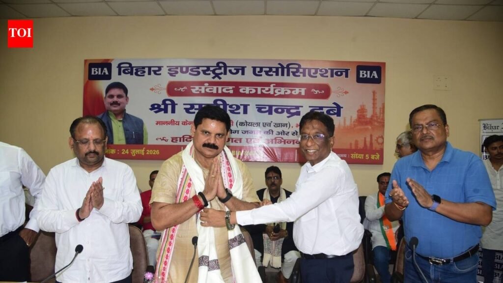 Centre backs Bihar’s industrial growth, assures coal minister | Patna News