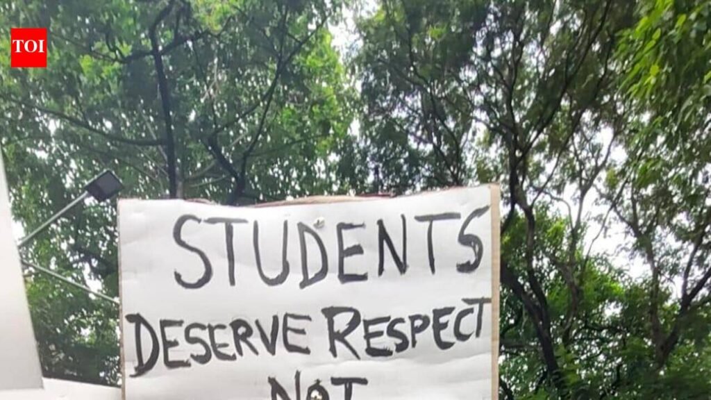 For many Kolkata students, NEET protest marks 1st street stir | Kolkata News