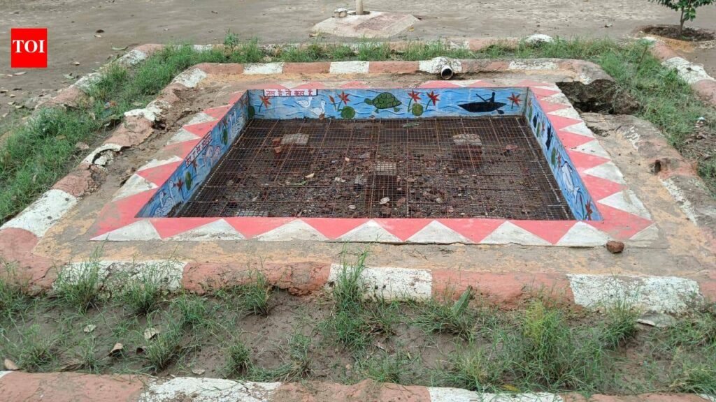 Naini Jail inmates build rainwater harvesting pits for groundwater recharge | Prayagraj News