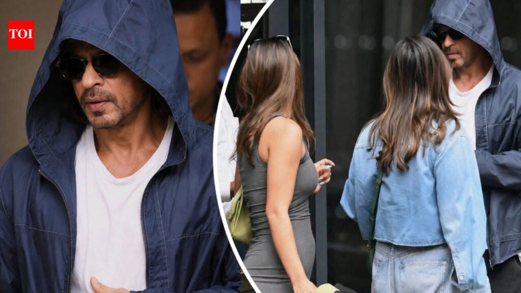 Shah Rukh Khan SPOTTED with Gauri Khan and Suhana Khan in London; pics from family outing go viral |