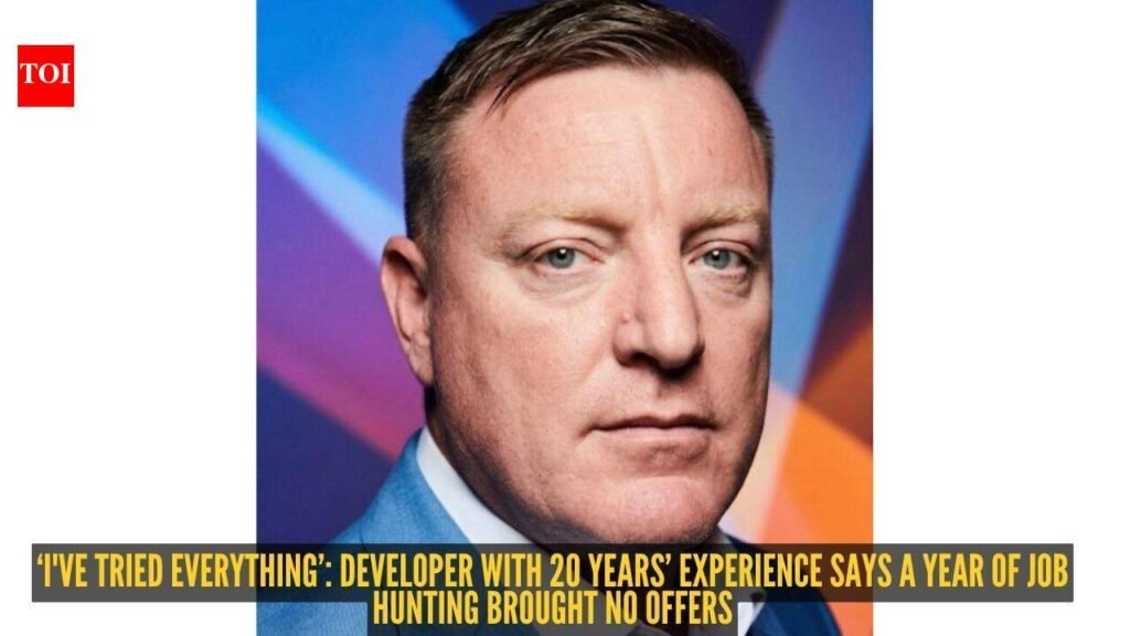 ‘There are days when I feel like giving up’: Software developer with 20 years’ experience says he’s been jobless for a year