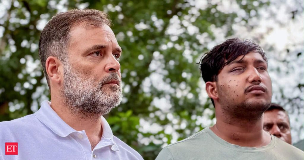 Rahul Gandhi shows pellet gun injuries of protester to slam govt, says ‘stop assaulting our students’