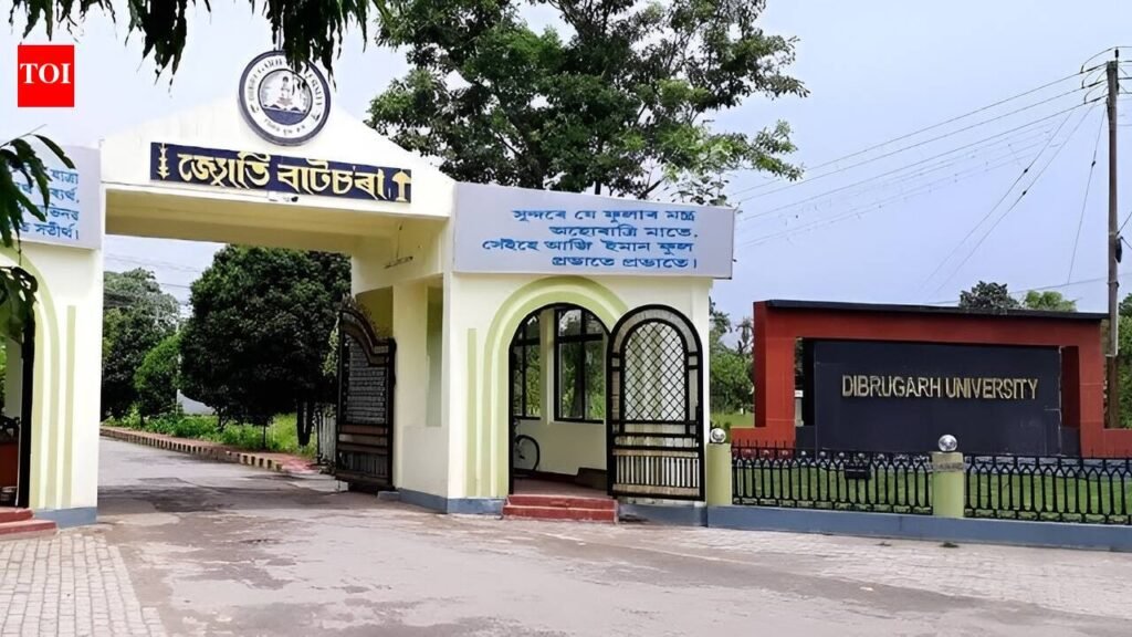 Dibrugarh University lends a hand, offers online admission & reissue of docus lost to floods | Guwahati News