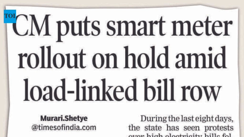 Power dept keeps fitting smart meters despite rollout freeze | Goa News