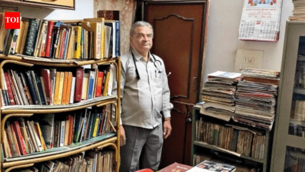 This clinic in Ahmedabad dispenses medicine, books and a lifelong dose of service | Ahmedabad News