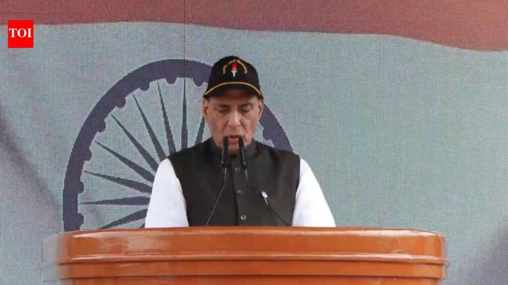 Rajnath Singh Issues Stern Warning to Pakistan on Kargil Vijay Diwas | India News