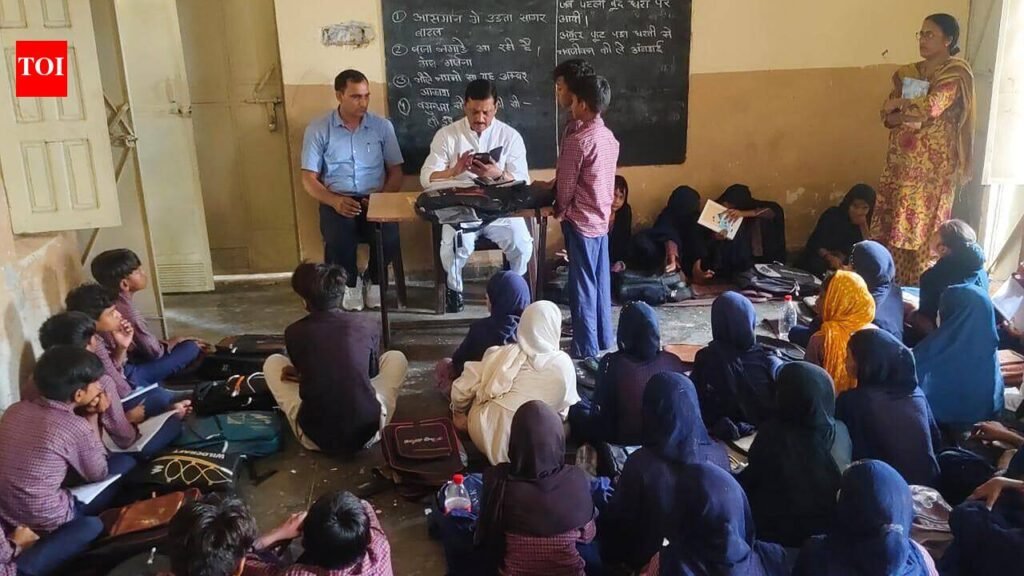 MLA visits his old school in Nuh, finds learning gaps | Gurgaon News