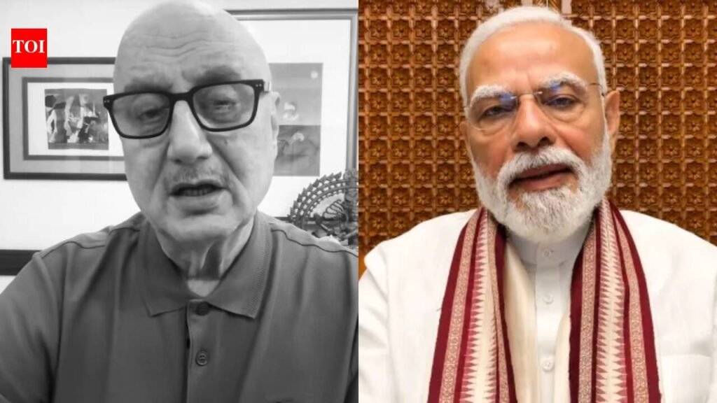 Anupam Kher backs students’ victory but condemns abusive language against PM Narendra Modi: ‘Loktantra mein virodh swabhavik hai lekin virodh ki bhasha itni chhoti ho gayi’ | Hindi Movie News