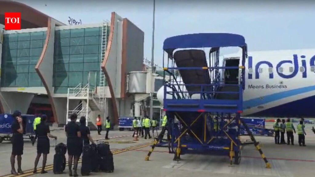 Dubai-Mumbai IndiGo flight diverted to Rajkot after smoke detected in cargo area | Rajkot News