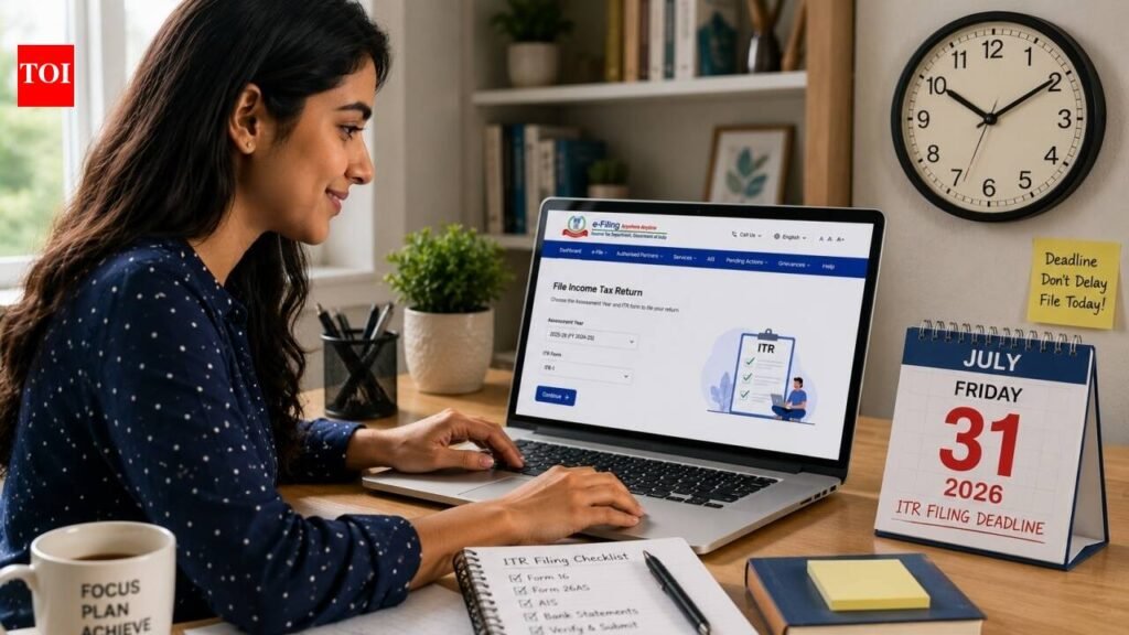 ITR filing deadline nears: How to file income tax return online on e-filing portal – quick 15-step guide