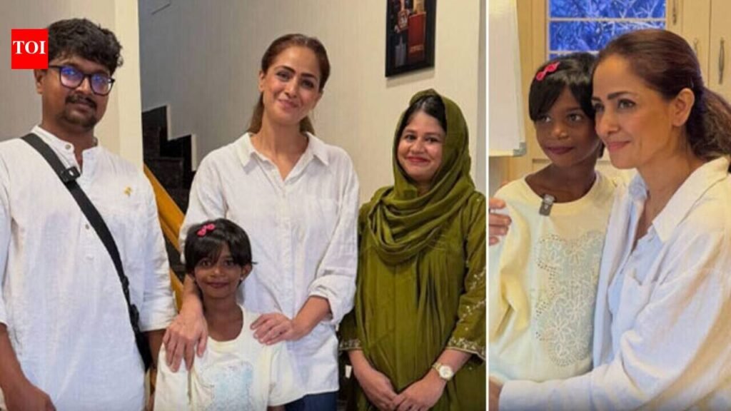 ‘Dharman’ actress Simran wins hearts as she fulfills differently abled girl’s dream with a special surprise |