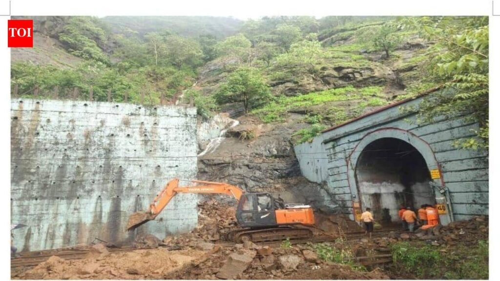 All 3 lines in landslide-hit Karjat-Lonavla ghat section restored | Pune News