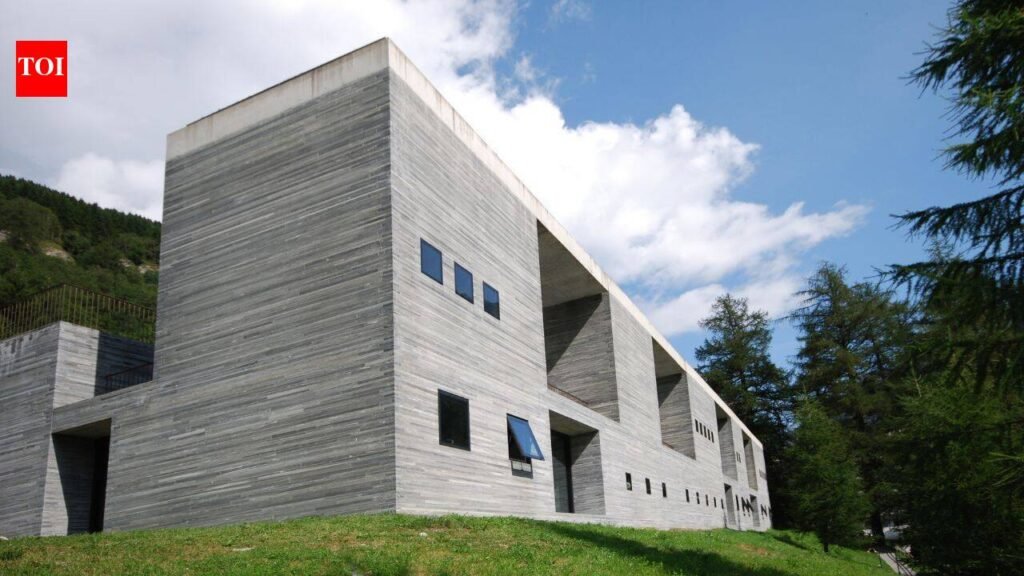 Hidden deep within the Swiss Alps, this structure was built with 60,000 stone slabs to disappear into the mountain and is now considered one of the greatest works of modern architecture | World News