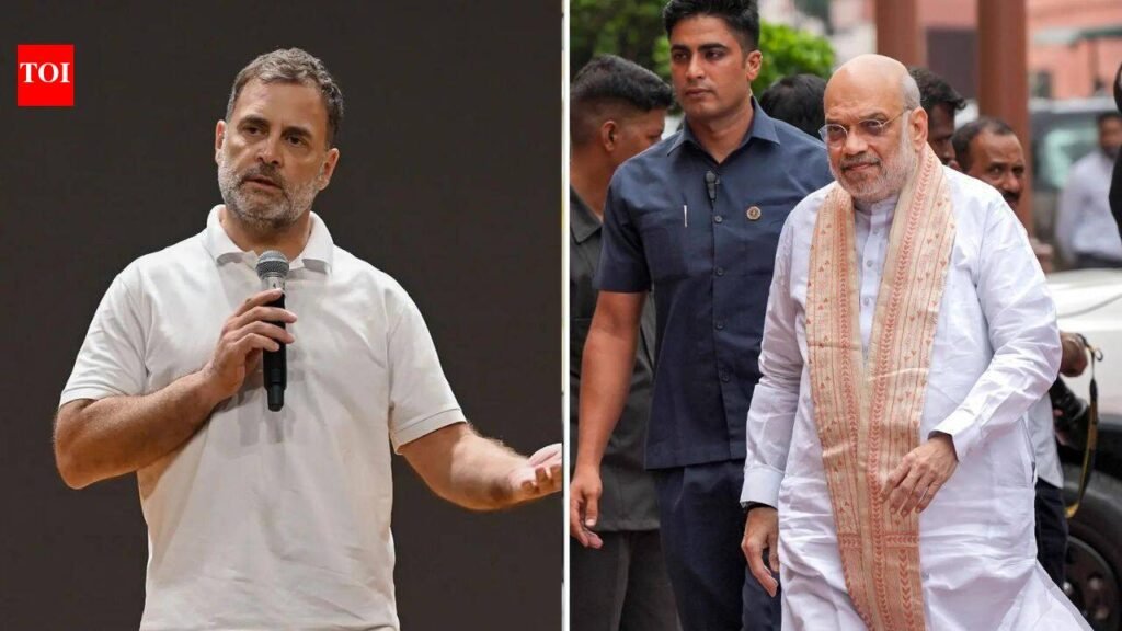 ‘Why is Amit Shah scared?’ Rahul Gandhi on ‘brutal’ violence against student protesters | India News