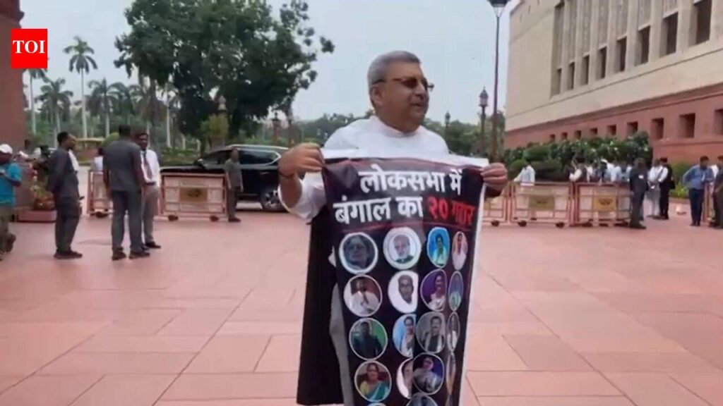 ’20 Traitors’ of Bengal: TMC’s Kalyan Banerjee Protests Against Rebel MPs in Parliament | India News