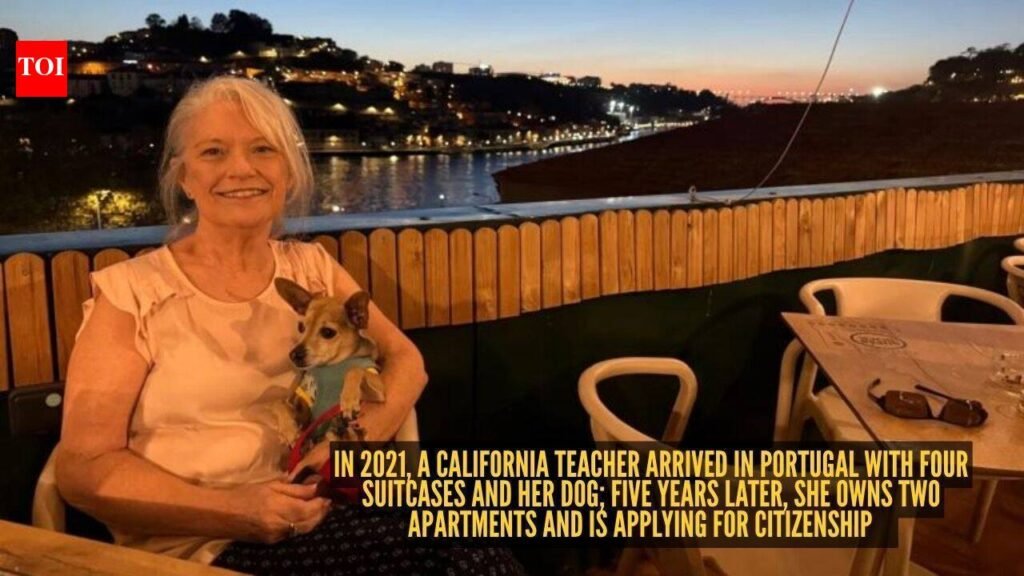 In 2021, a California teacher arrived in Portugal with four suitcases and her dog; five years later, she owns two apartments and is applying for citizenship |