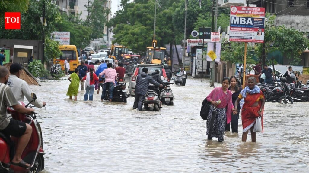 Attendance dips as IMD rain alert keeps many students home | Nagpur News