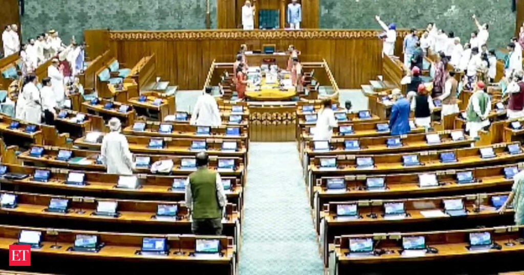 Lok Sabha Question Hour disrupted again as Opposition protests over NEET paper leak, Ram Temple donation row