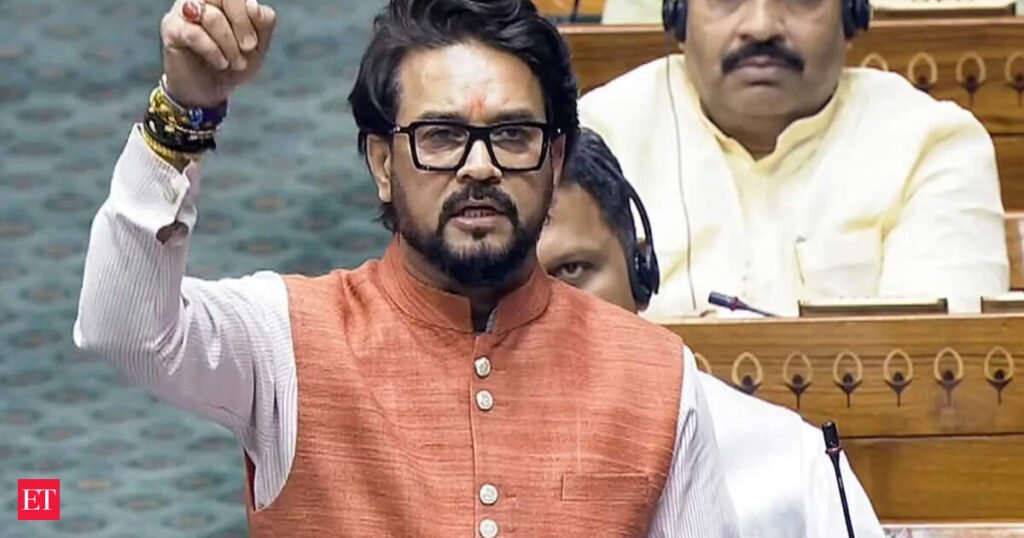 Rahul, Priyanka making ‘fabricated’ allegations in Lok Sabha: Anurag Thakur