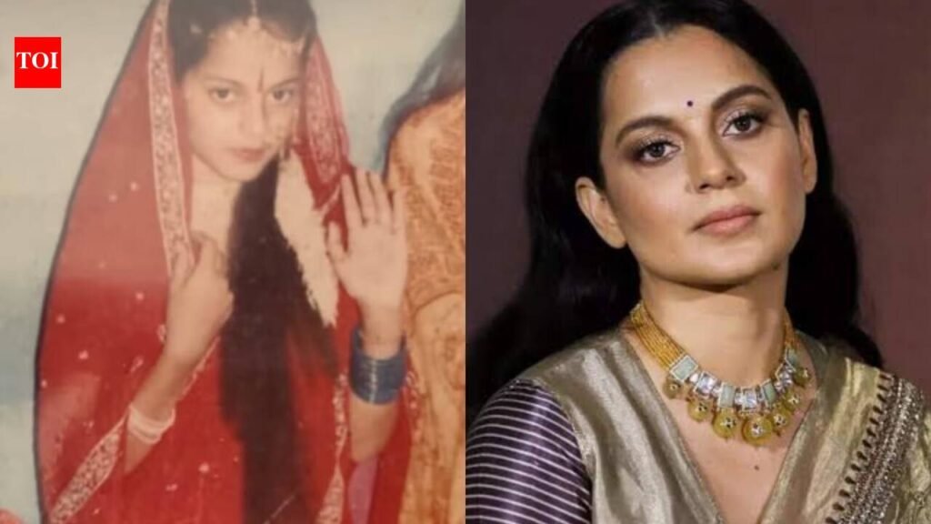 Kangana Ranaut: Amid Ranbir Kapoor’s ‘Ramayana’ trailer launch, Kangana Ranaut reveals she played Sita, drops PICS from 1997, gives ‘aashirwad’ to all the liberals | Hindi Movie News