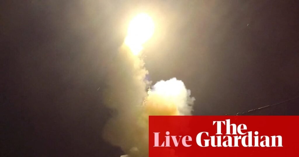 Iran launches attacks on American military facilities in Bahrain and Kuwait after fresh US strikes – Middle East crisis live | US-Israel war on Iran