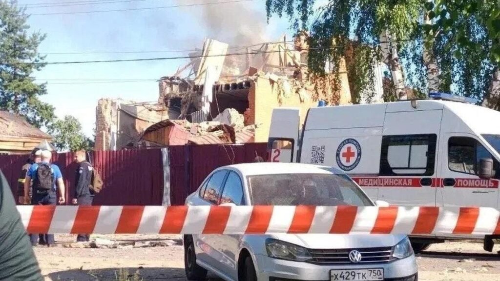 Russia says shot down over 400 Ukrainian drones, baby killed outside Moscow