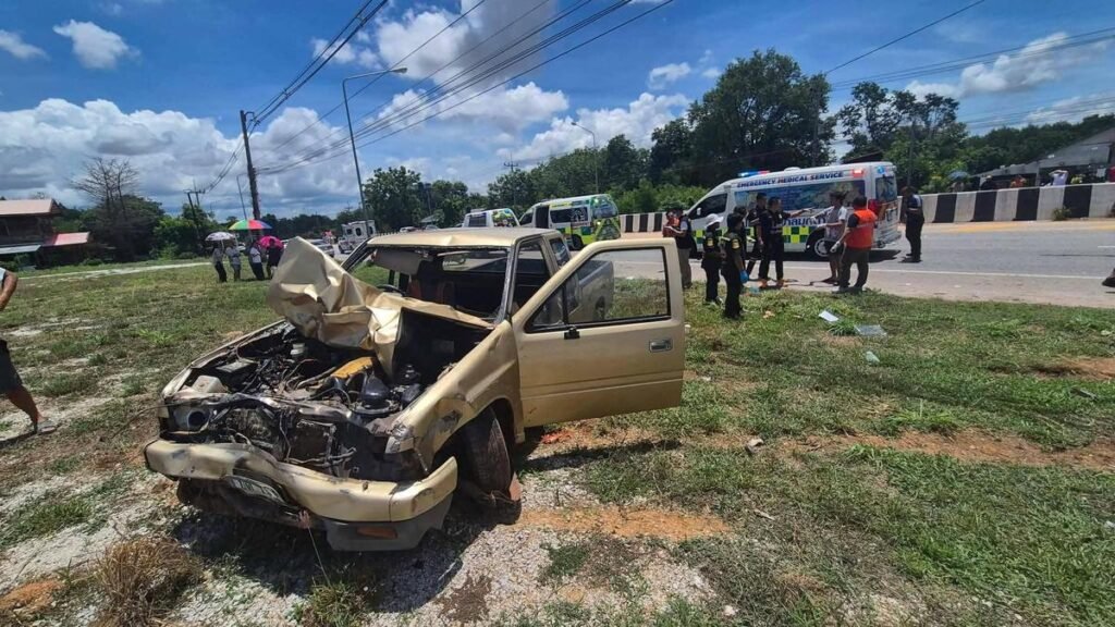 11-year-old boy driving pickup truck crashes into group of Thai monks, killing 9