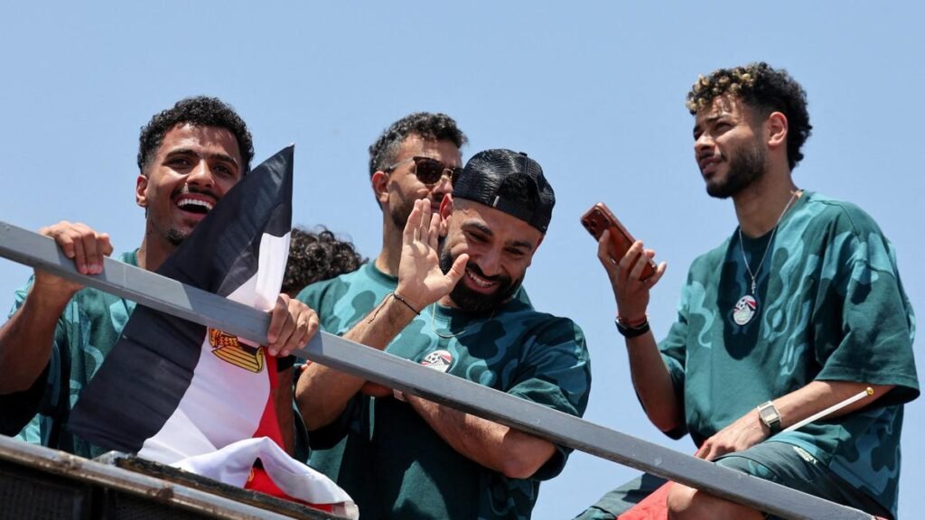 Hundreds welcome Salah’s Egypt home after best World Cup run