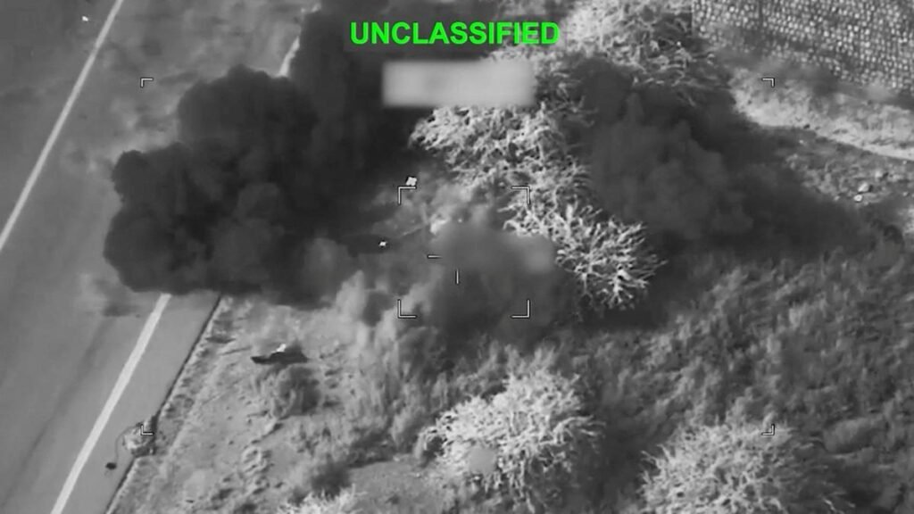U.S. airstrikes hit northern Iran as it disables ship trying to run blockade