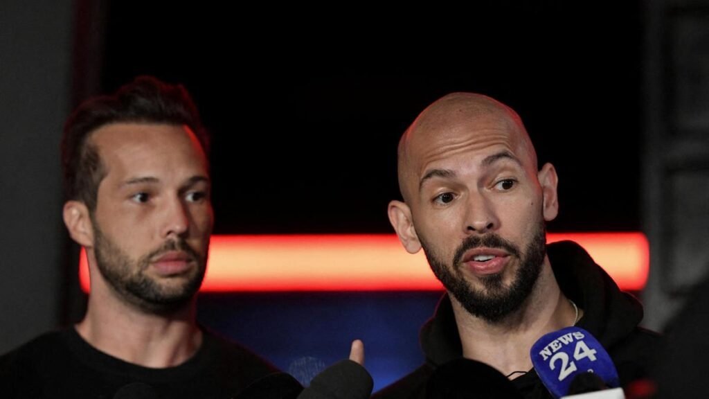 Social media influencers Andrew, Tristan Tate arrested in Miami