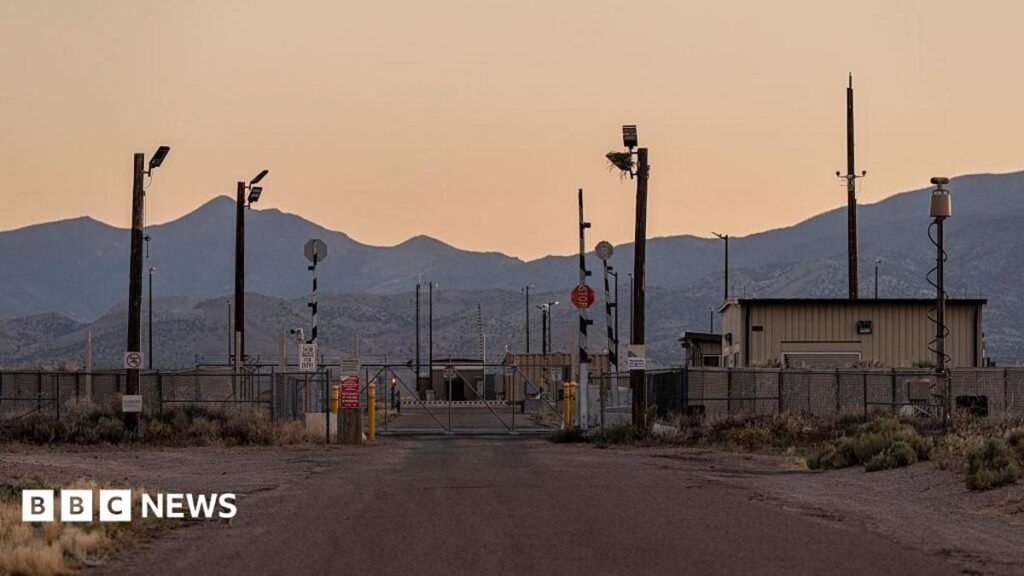 Nevada wildfire still burning out of control near secretive Area 51
