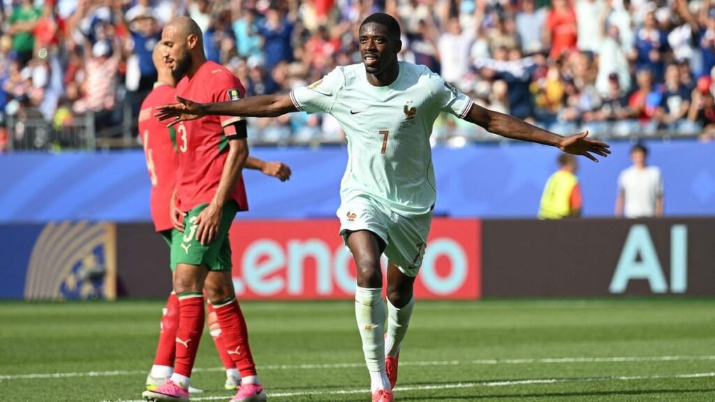 France vs Morocco FIFA World Cup quarterfinal highlights: Easy win for Les Bleus as Mbappe, Dembele among goals again