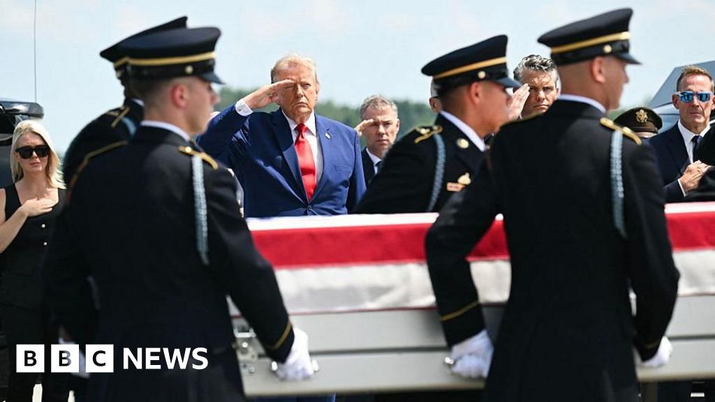 Watch: Trump honours four US service members killed in Middle East