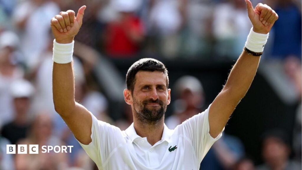 Wimbledon 2026 results: Novak Djokovic beats Roman Safiullin to break Roger Federer’s match-wins record