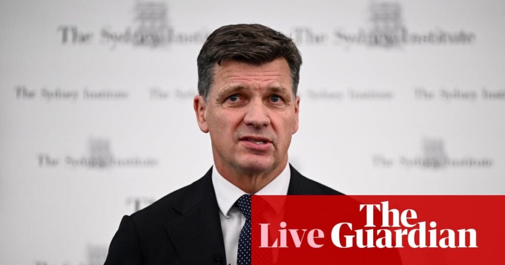 Australia news live: Angus Taylor says he criticised One Nation with ‘a heavy heart’; four more charged over alleged murder of Chris Baghsarian | Australia news