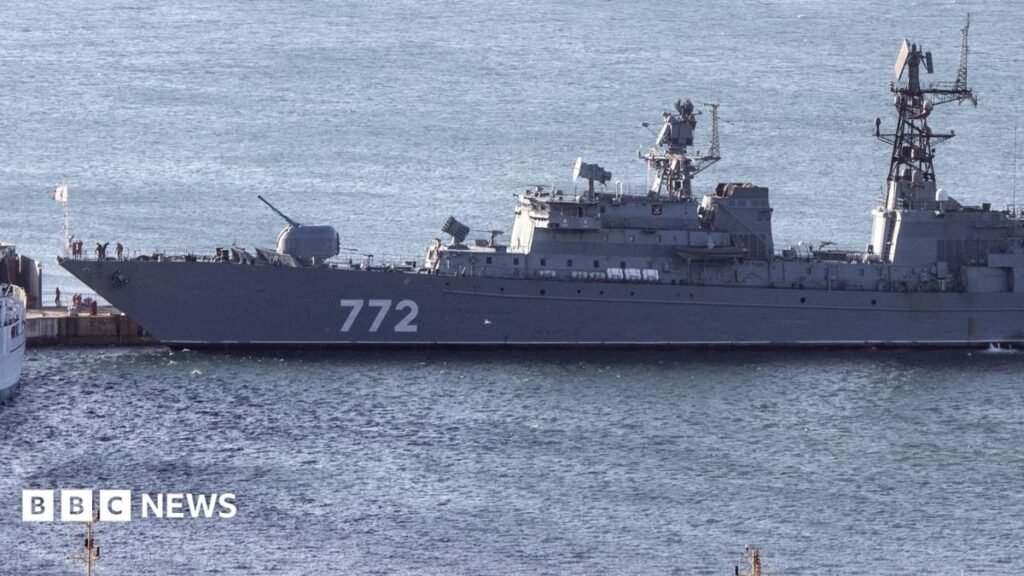 Russian warship carried out firing exercise off Plymouth coast
