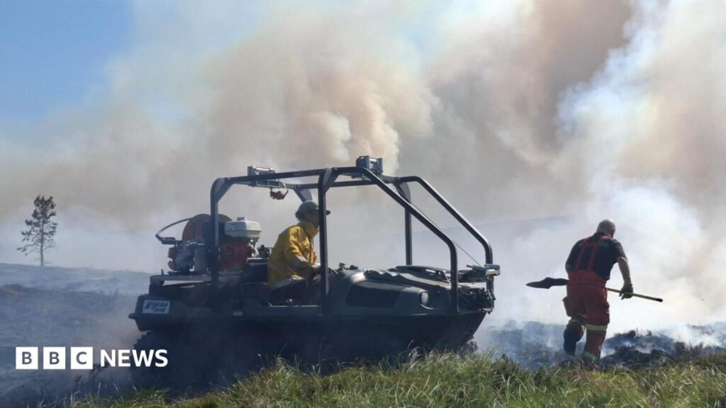 ‘Significant hot spots’ remain at Cairngorms wildfire