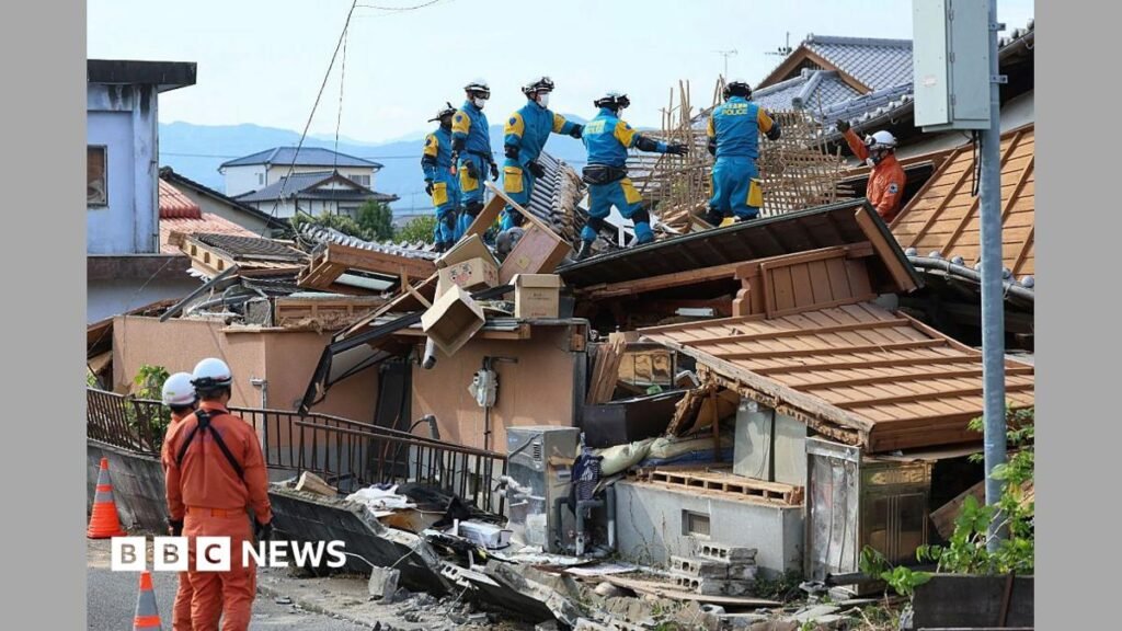 Japan earthquake: Death toll rises to 28 as rescuers keep searching through extreme heat